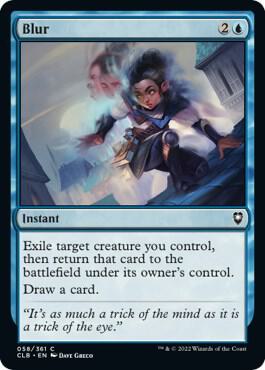 Blur 58 card from Commander Legends: Battle for Baldur's Gate