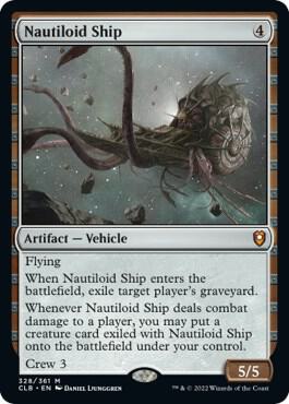 Nautiloid Ship 328 card from Commander Legends: Battle for Baldur's Gate