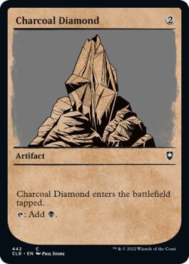Charcoal Diamond (Showcase) 442 card from Commander Legends: Battle for Baldur's Gate