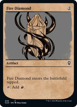 Fire Diamond (Showcase) 445 card from Commander Legends: Battle for Baldur's Gate