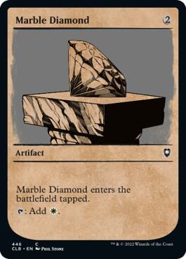 Marble Diamond (Showcase) 446 card from Commander Legends: Battle for Baldur's Gate