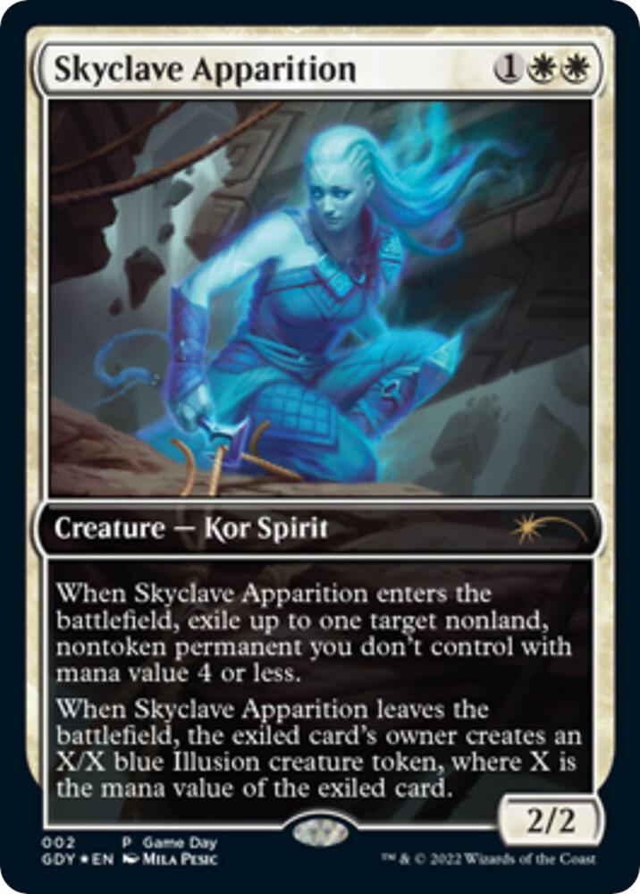 Skyclave Apparition 2 card from Game Day & Store Championship Promos