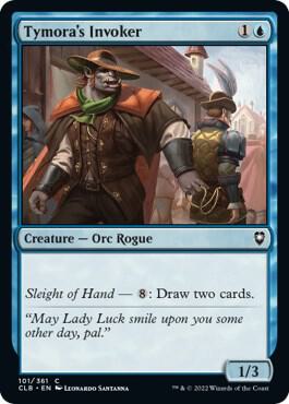 Tymora's Invoker 101 card from Commander Legends: Battle for Baldur's Gate