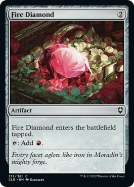Fire Diamond 313 card from Commander Legends: Battle for Baldur's Gate