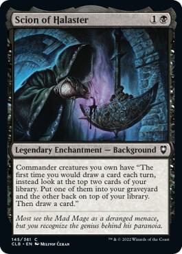 Scion of Halaster 145 card from Commander Legends: Battle for Baldur's Gate