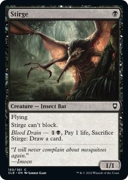 Stirge 150 card from Commander Legends: Battle for Baldur's Gate
