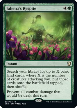 Jaheira's Respite 238 card from Commander Legends: Battle for Baldur's Gate