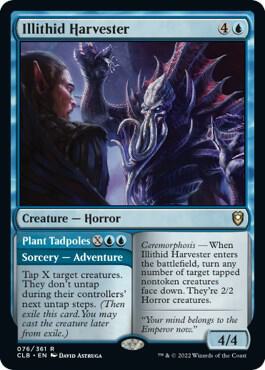 Illithid Harvester 76 card from Commander Legends: Battle for Baldur's Gate