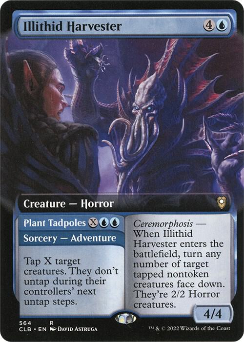 Illithid Harvester (Extended Art) 564 card from Commander Legends: Battle for Baldur's Gate