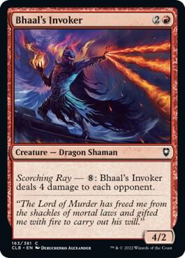 Bhaal's Invoker 163 card from Commander Legends: Battle for Baldur's Gate