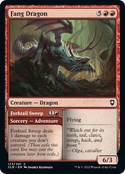Fang Dragon 173 card from Commander Legends: Battle for Baldur's Gate