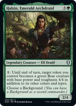 Halsin, Emerald Archdruid 234 card from Commander Legends: Battle for Baldur's Gate