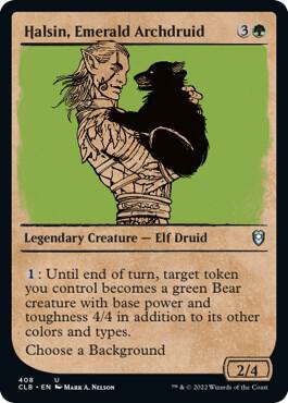 Halsin, Emerald Archdruid (Showcase) 408 card from Commander Legends: Battle for Baldur's Gate