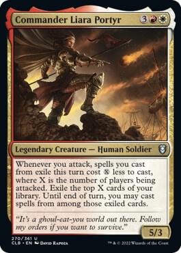 Commander Liara Portyr 270 card from Commander Legends: Battle for Baldur's Gate