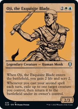 Oji, the Exquisite Blade (Showcase) 436 card from Commander Legends: Battle for Baldur's Gate