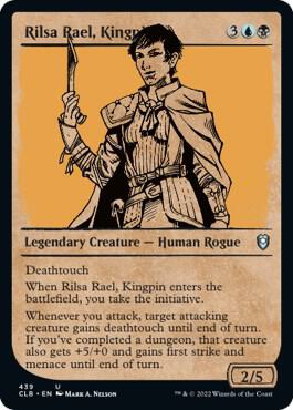 Rilsa Rael, Kingpin (Showcase) 439 card from Commander Legends: Battle for Baldur's Gate
