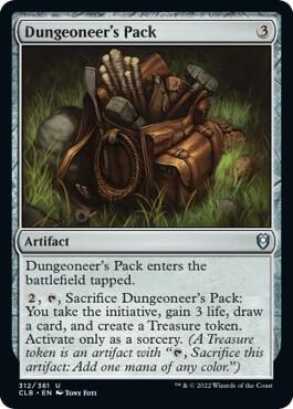 Dungeoneer's Pack 312 card from Commander Legends: Battle for Baldur's Gate