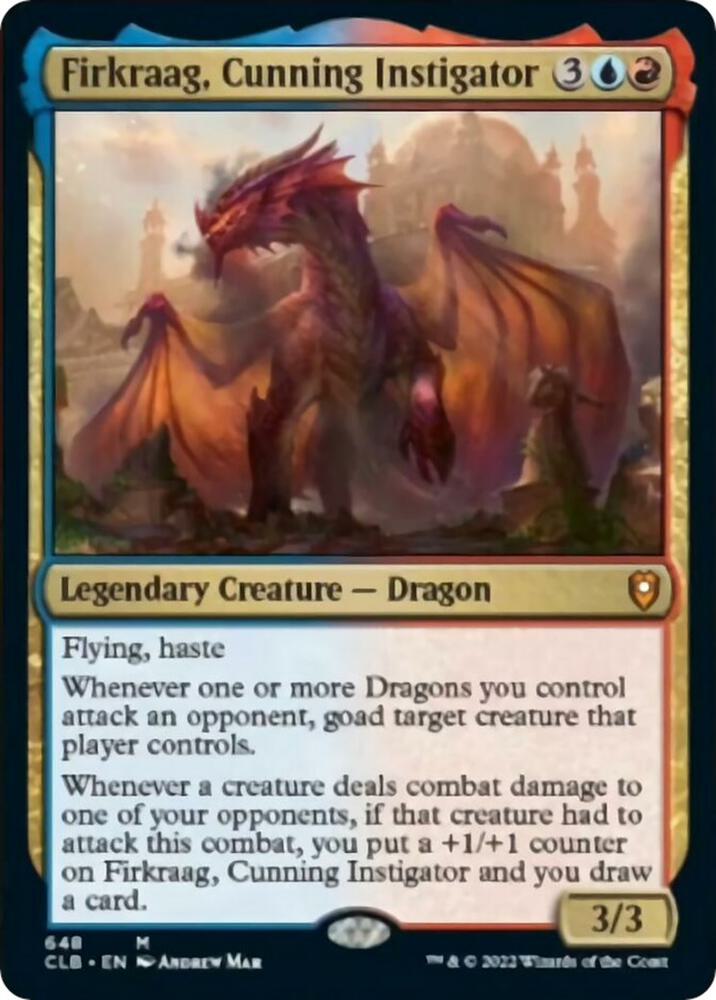 Firkraag, Cunning Instigator 648 card from Commander Legends: Battle for Baldur's Gate