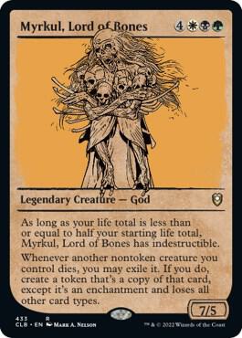 Myrkul, Lord of Bones (Showcase) 433 card from Commander Legends: Battle for Baldur's Gate