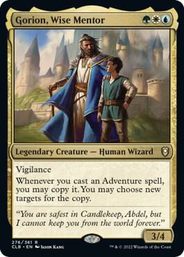 Gorion, Wise Mentor 276 card from Commander Legends: Battle for Baldur's Gate