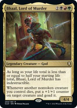 Bhaal, Lord of Murder 268 card from Commander Legends: Battle for Baldur's Gate