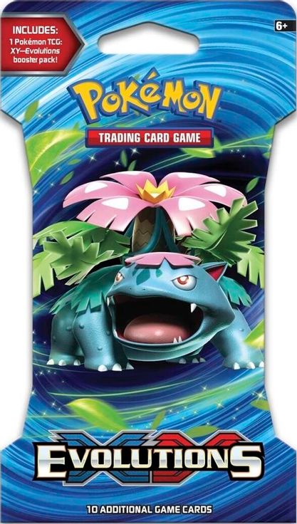 XY - Evolutions Sleeved Booster Pack sealed product from XY - Evolutions