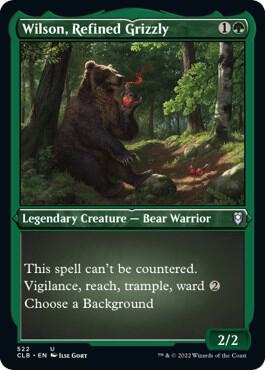 Wilson, Refined Grizzly (Foil Etched) 522 card from Commander Legends: Battle for Baldur's Gate