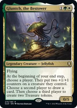 Gluntch, the Bestower 275 card from Commander Legends: Battle for Baldur's Gate