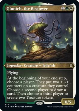 Gluntch, the Bestower (Foil Etched) 533 card from Commander Legends: Battle for Baldur's Gate