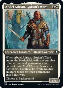 Abdel Adrian, Gorion's Ward (Foil Etched) 471 card from Commander Legends: Battle for Baldur's Gate