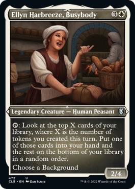 Ellyn Harbreeze, Busybody (Foil Etched) 472 card from Commander Legends: Battle for Baldur's Gate