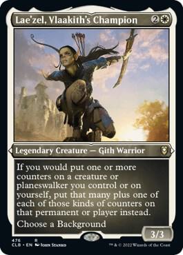 Lae'zel, Vlaakith's Champion (Foil Etched) 476 card from Commander Legends: Battle for Baldur's Gate