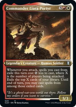 Commander Liara Portyr (Foil Etched) 529 card from Commander Legends: Battle for Baldur's Gate