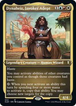 Dynaheir, Invoker Adept (Foil Etched) 532 card from Commander Legends: Battle for Baldur's Gate