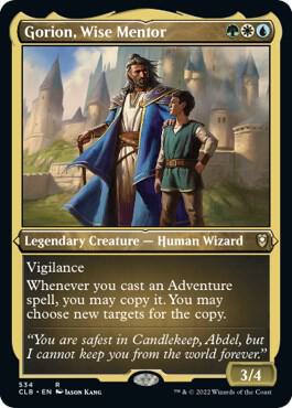 Gorion, Wise Mentor (Foil Etched) 534 card from Commander Legends: Battle for Baldur's Gate