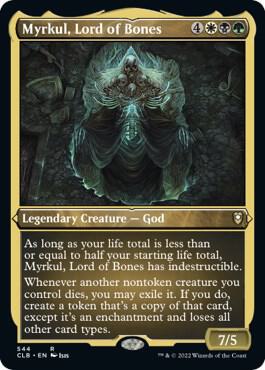 Myrkul, Lord of Bones (Foil Etched) 544 card from Commander Legends: Battle for Baldur's Gate