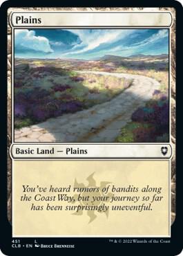 Plains 451 card from Commander Legends: Battle for Baldur's Gate