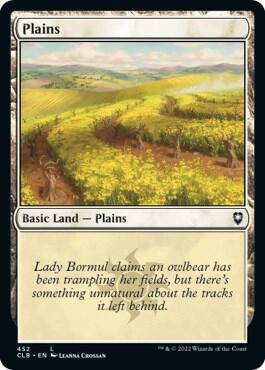Plains 452 card from Commander Legends: Battle for Baldur's Gate