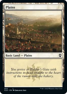 Plains 454 card from Commander Legends: Battle for Baldur's Gate