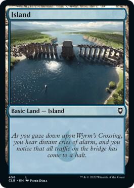 Island 456 card from Commander Legends: Battle for Baldur's Gate
