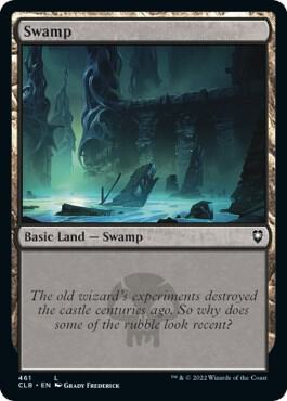 Swamp 461 card from Commander Legends: Battle for Baldur's Gate