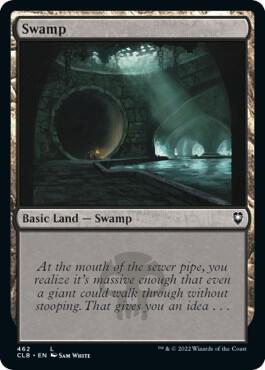 Swamp 462 card from Commander Legends: Battle for Baldur's Gate