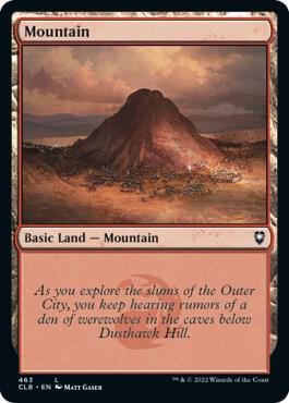 Mountain 463 card from Commander Legends: Battle for Baldur's Gate