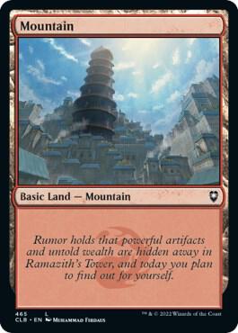 Mountain 465 card from Commander Legends: Battle for Baldur's Gate