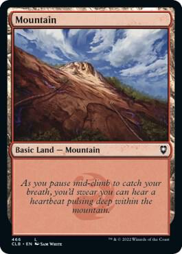 Mountain 466 card from Commander Legends: Battle for Baldur's Gate