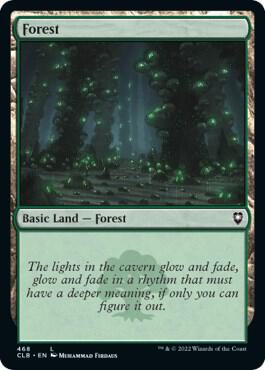 Forest 468 card from Commander Legends: Battle for Baldur's Gate