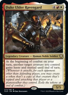 Duke Ulder Ravengard 272 card from Commander Legends: Battle for Baldur's Gate