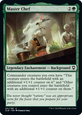 Master Chef 241 card from Commander Legends: Battle for Baldur's Gate