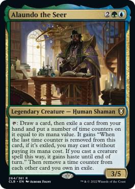 Alaundo the Seer 264 card from Commander Legends: Battle for Baldur's Gate