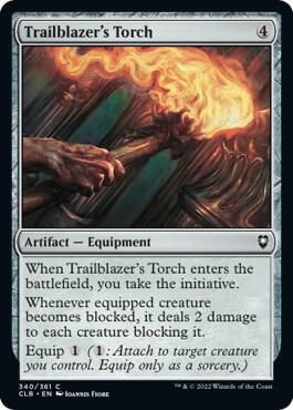 Trailblazer's Torch 340 card from Commander Legends: Battle for Baldur's Gate